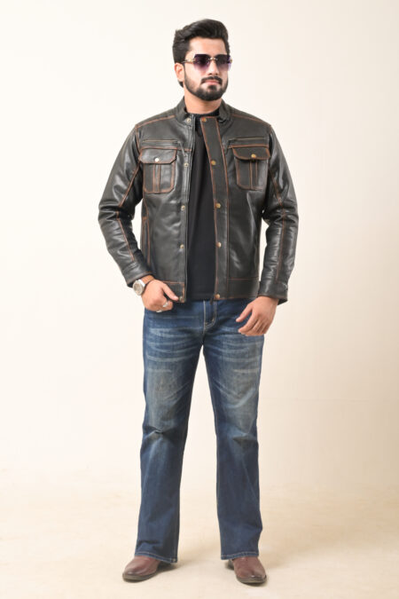 Black Tiger Milano Heritage Black Jacket